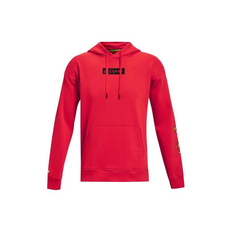 Under Armour Curry X Sesame Street Sport Hoodie Мужские топы Красный 1369620-600 XL