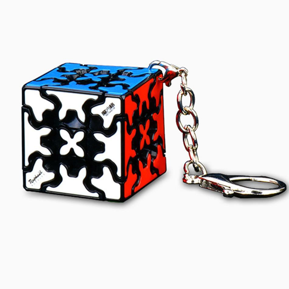 НОВЫЙ QIYI брелок Gear Mini Magic Cube 3x3x3 куб обучающая головоломка 3x3 Cubo Magico профессиональные игрушки для детей детские подарки