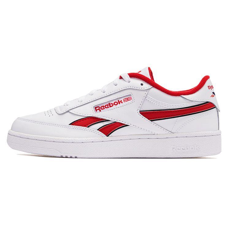 Кроссовки унисекс Reebok Club C Revenge White Vector Red, черные 100033713 42