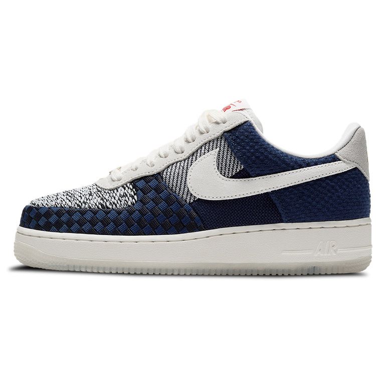 Женские кроссовки Nike Air Force 1 Low 07 LV8 Sashiko синие DD5401-492 38.5