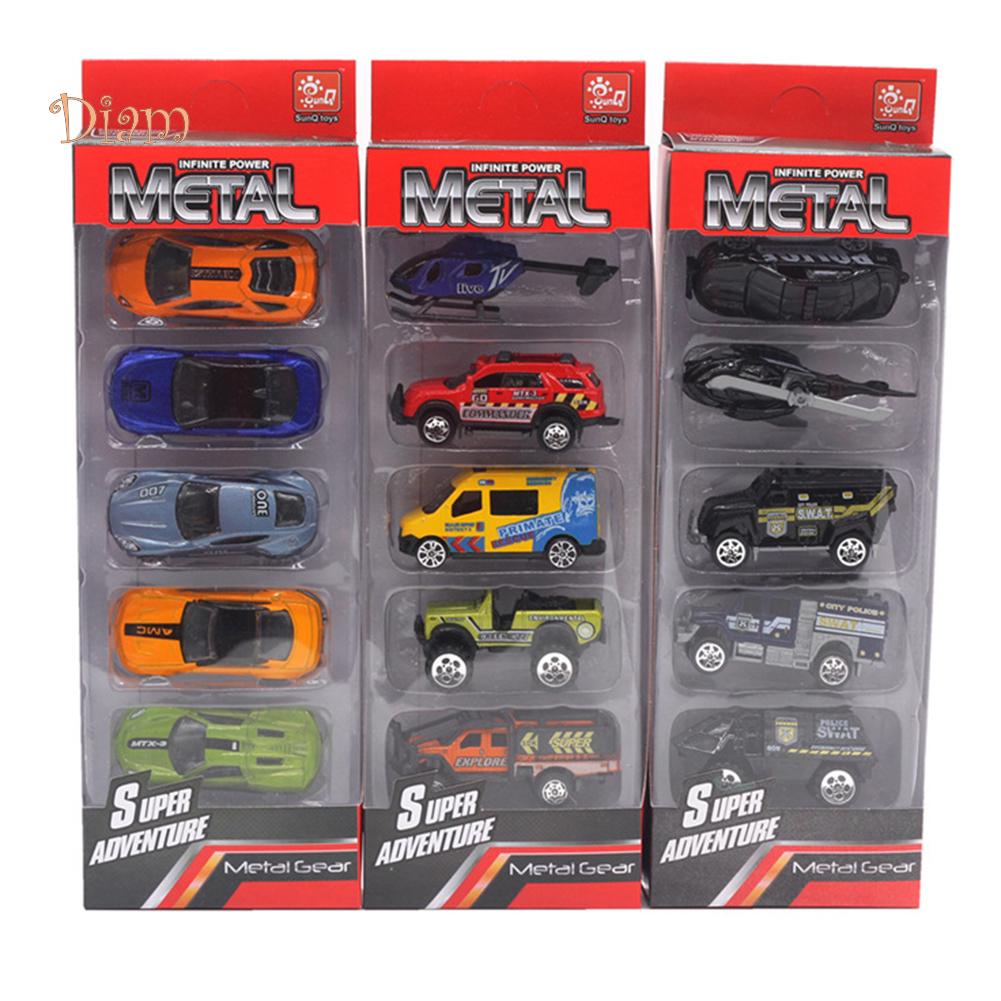TOYS & TOTS 5 шт. 1/64 литая под давлением металлическая инженерная гоночная модель военного автомобиля F