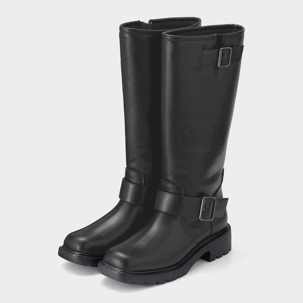 Байкерские ботинки GU by Uniqlo 09 BLACK/XS