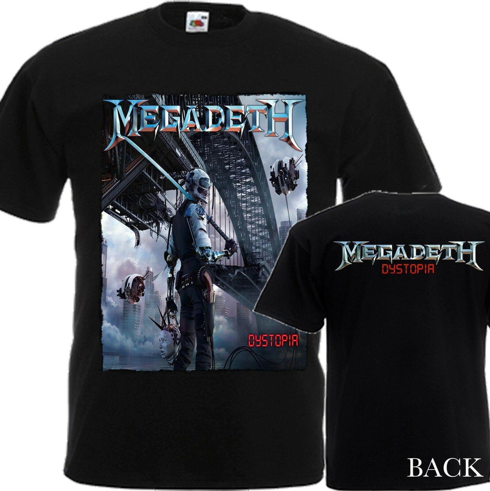 Футболка унисекс Dystopia от Thrash Metal Band Megadeth Dtg с принтом S