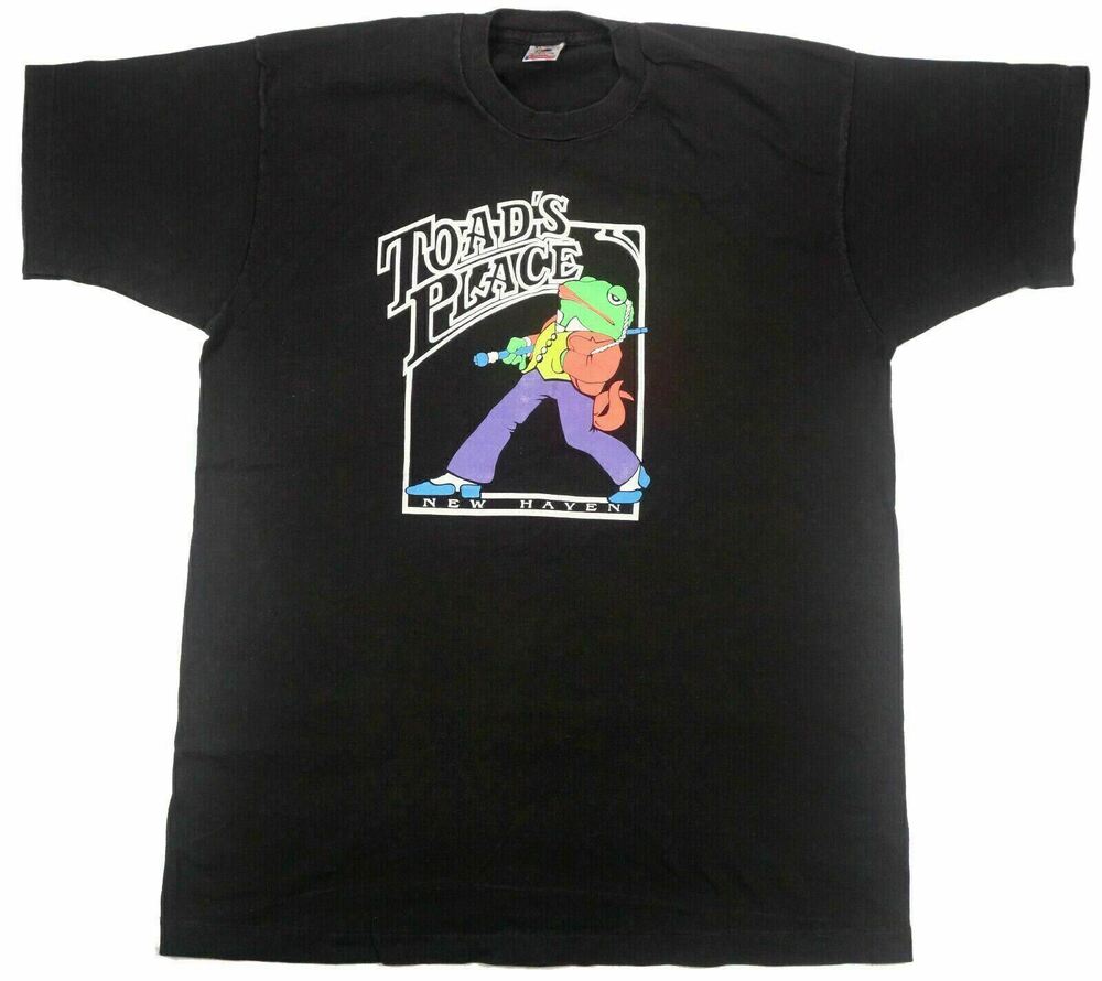 Футболка унисекс Toad S Place Haven Vintage Band List Ramones Rhcp Sonic Youth Slayer S