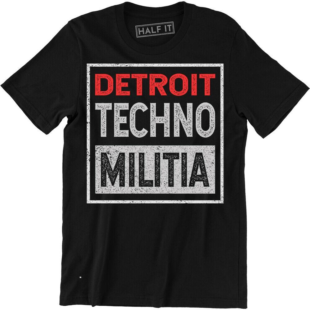 Футболка Detroit Techno Militia Edm Underground Resistance House Music Tee S