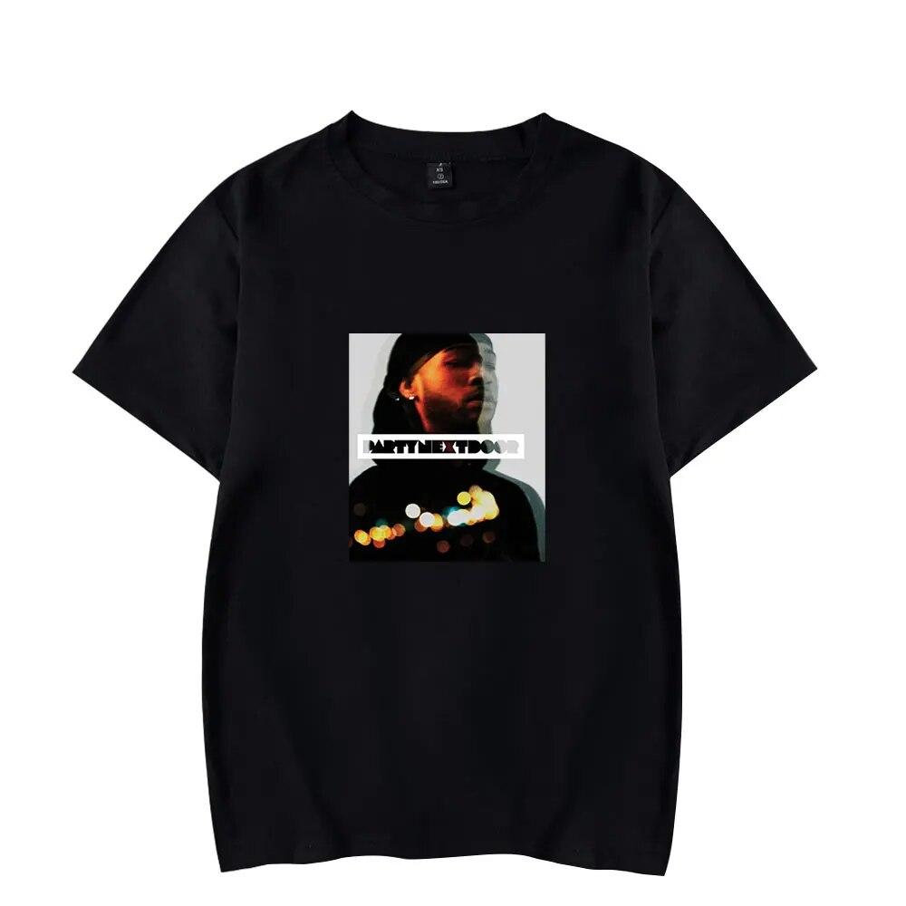 Футболка PartyNextDoor, женская футболка унисекс с круглым вырезом и коротким рукавом, повседневная уличная одежда, летние топы унисекс 4XL
