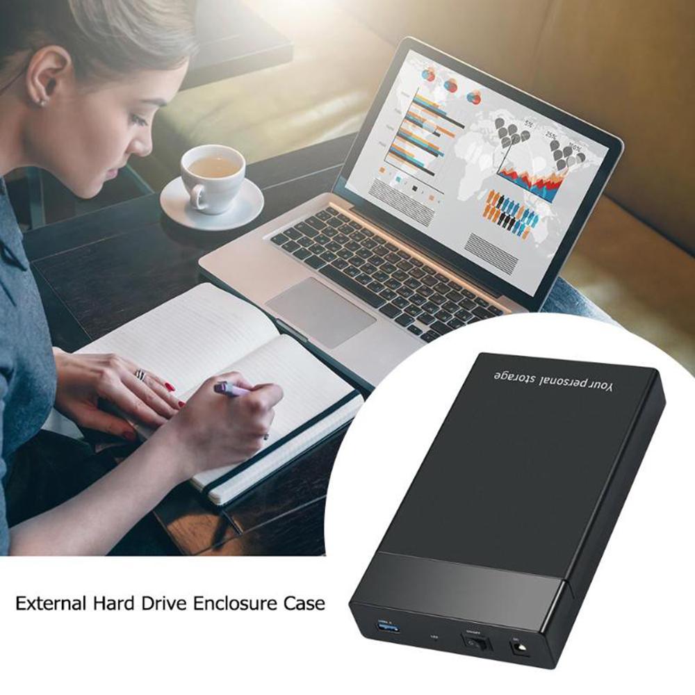 Внешний 6 Гбит/с USB 3.0 — SATA III 2,5-дюймовый 3,5-дюймовый корпус жесткого диска HD UK Plug