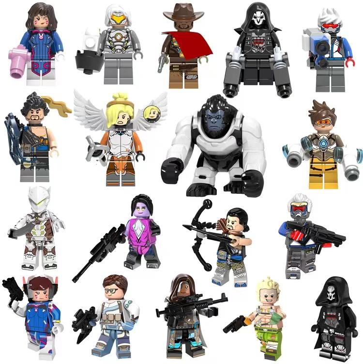 Строительные блоки X0230MOC Детский сборный строительный блок, игрушка-кукла WM826