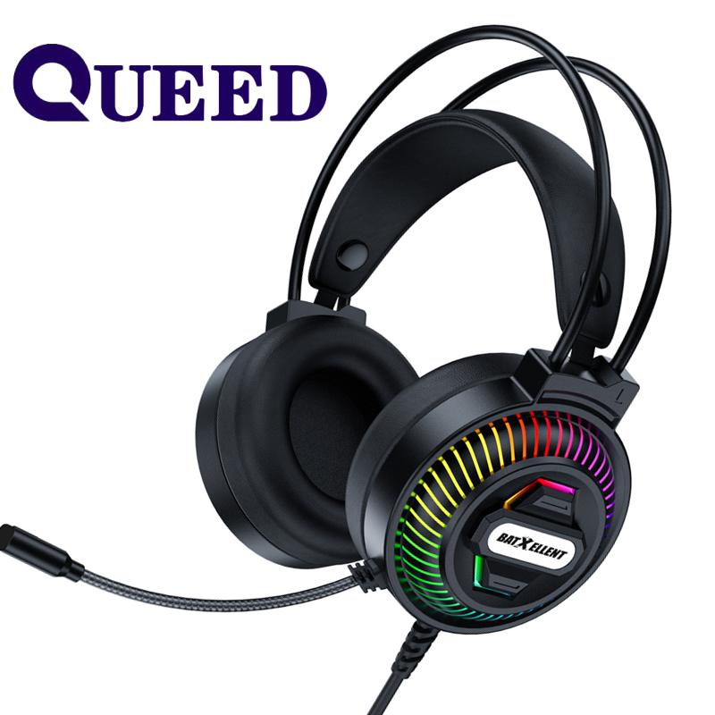   Joom Новая игровая гарнитура Bass с игровыми наушниками с RGB-подсветкой