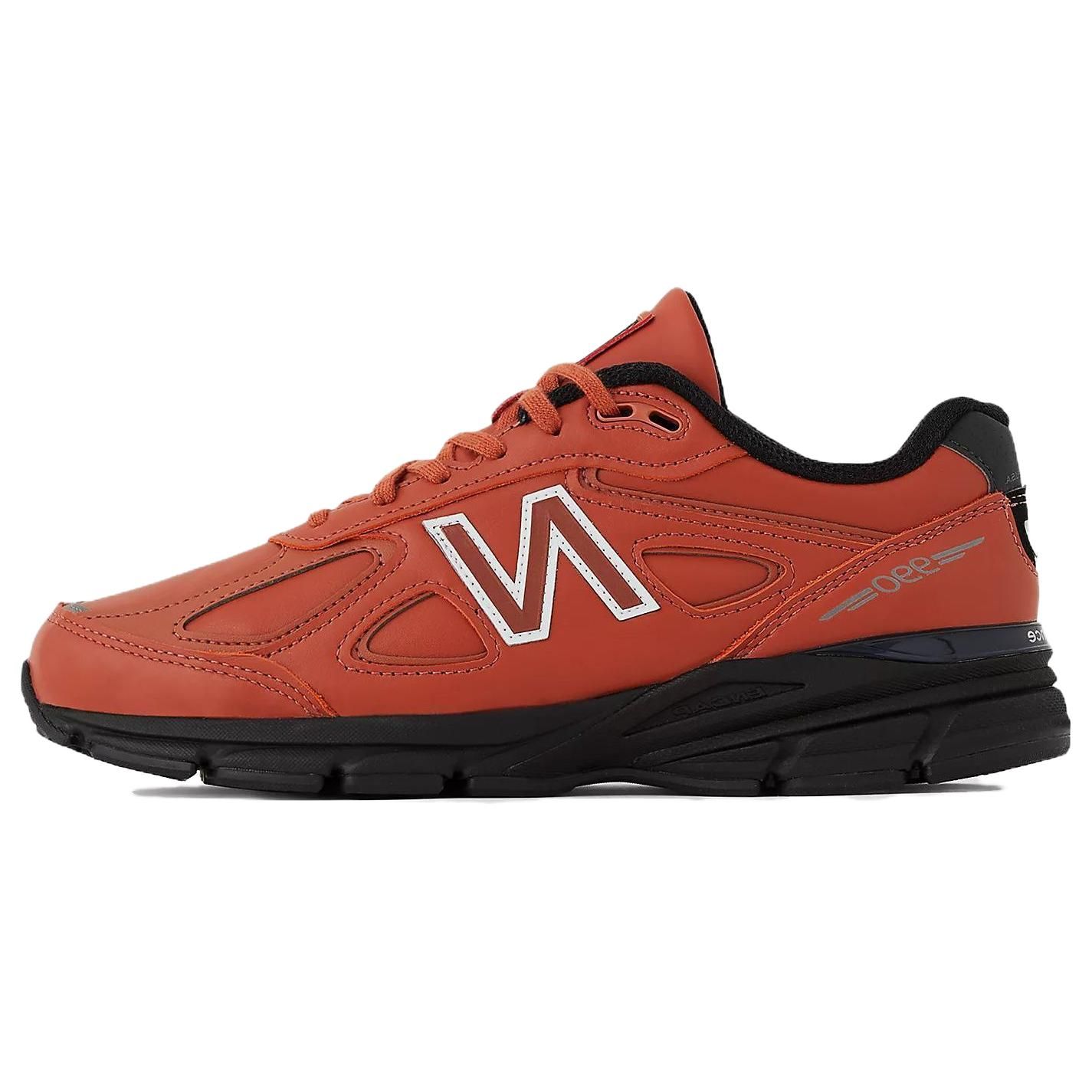 New Balance Teddy Santis x 990v4 Сделано в США Красное дерево Черные мужские кроссовки Красные U990RB4 41.5
