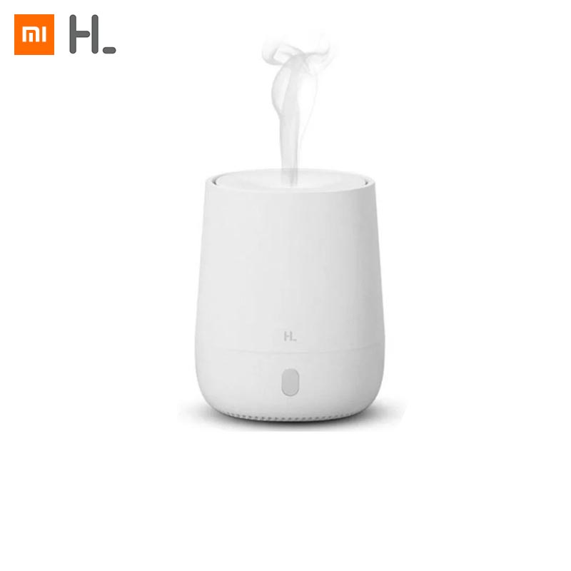 Мини-увлажнитель воздуха Xiaomi HL с ночником, диффузор для ароматерапии, портативный очиститель воздуха, 120 мл белый