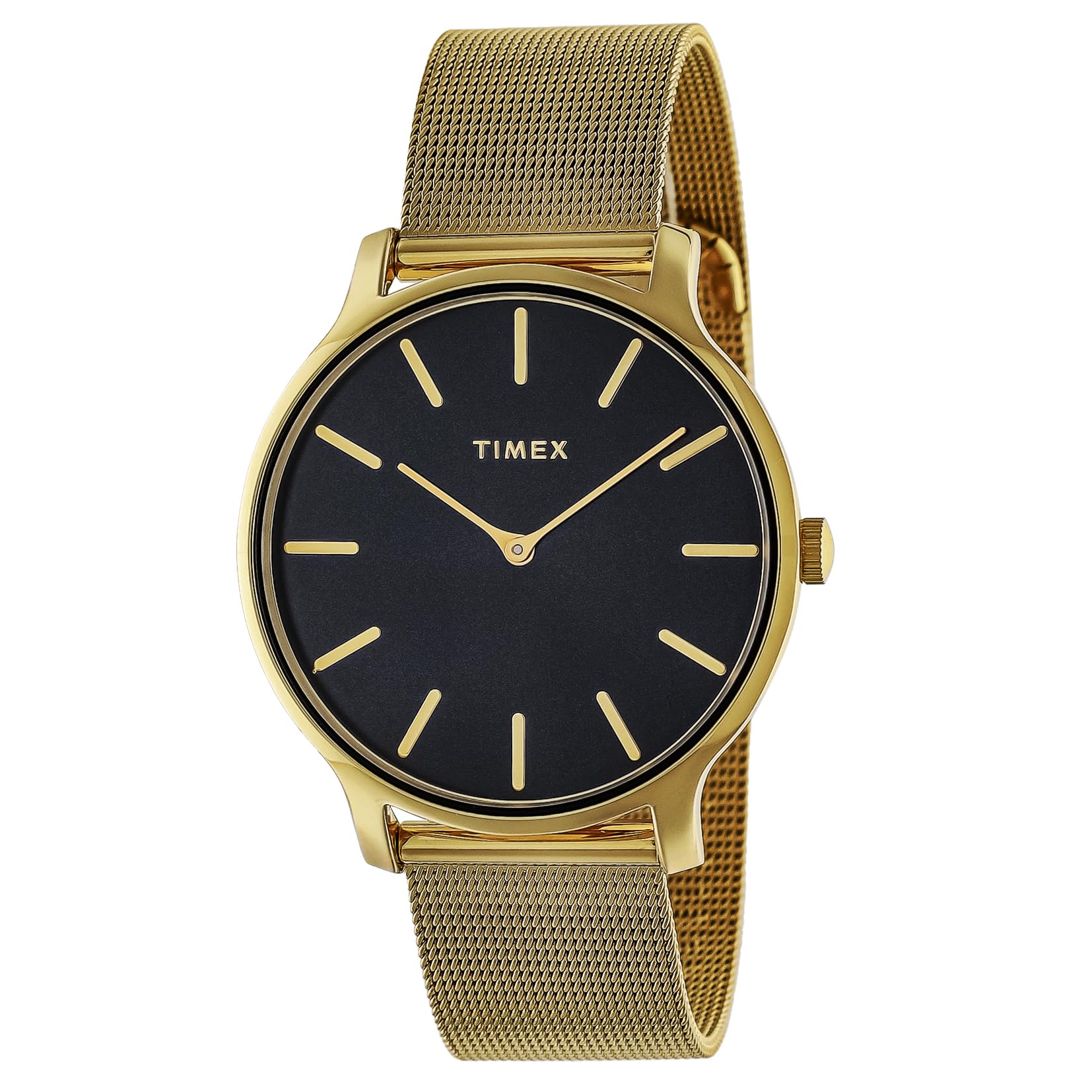 [Timex] Transcend Brass Quartz 38MM American Watch Brand TW2W19700 Gold