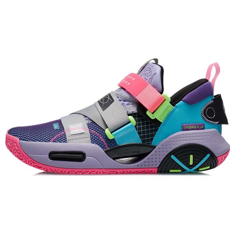 Li-Ning Wade All City 9 V2 Tillandsia Purple Ocean Blue Мужские кроссовки ABAR049-1 43