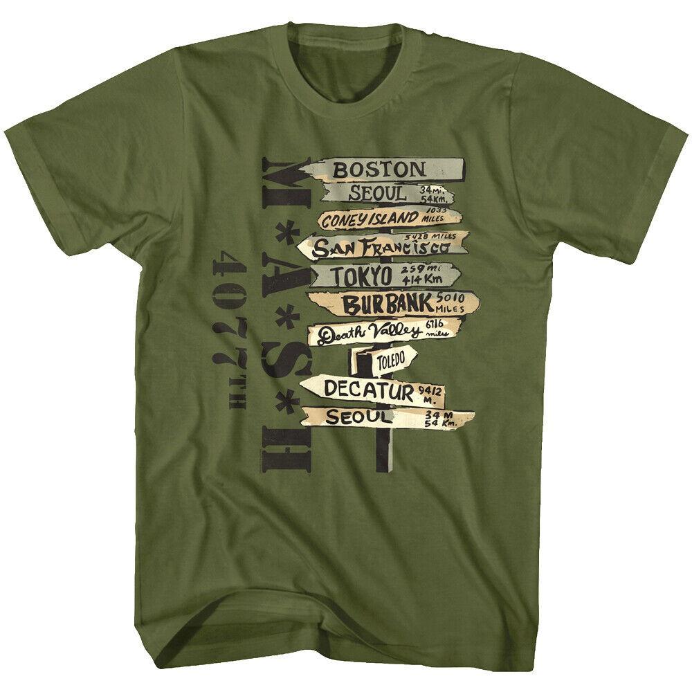Официальная армейская футболка Mash 4077th Squadron «Where To Destinations» S