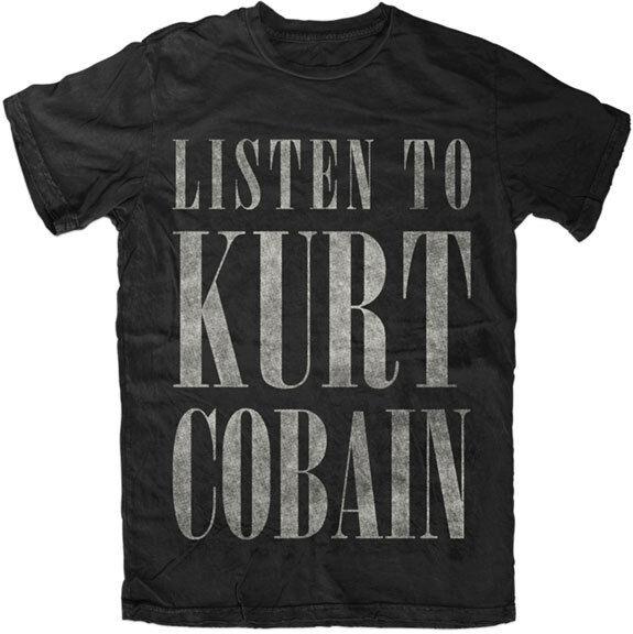 Футболка унисекс Kurt Cobain Lettere Logo Nuovo Nirvana Ufficiale Live Nazione S