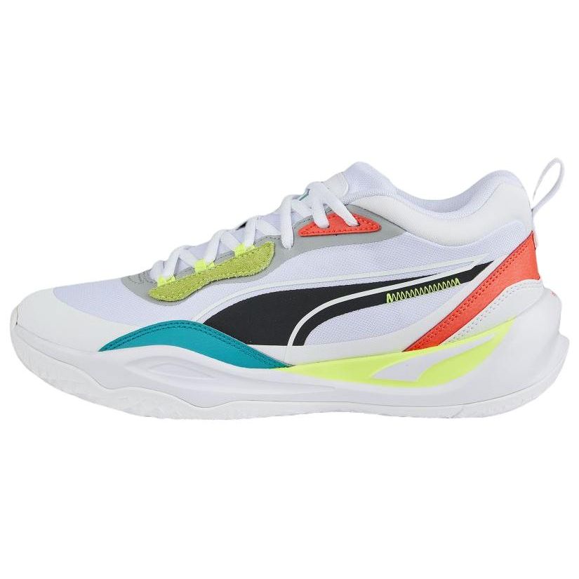 Кроссовки Puma Playmaker Pro White Fiery Coral Lime Мужские 377572-02 43
