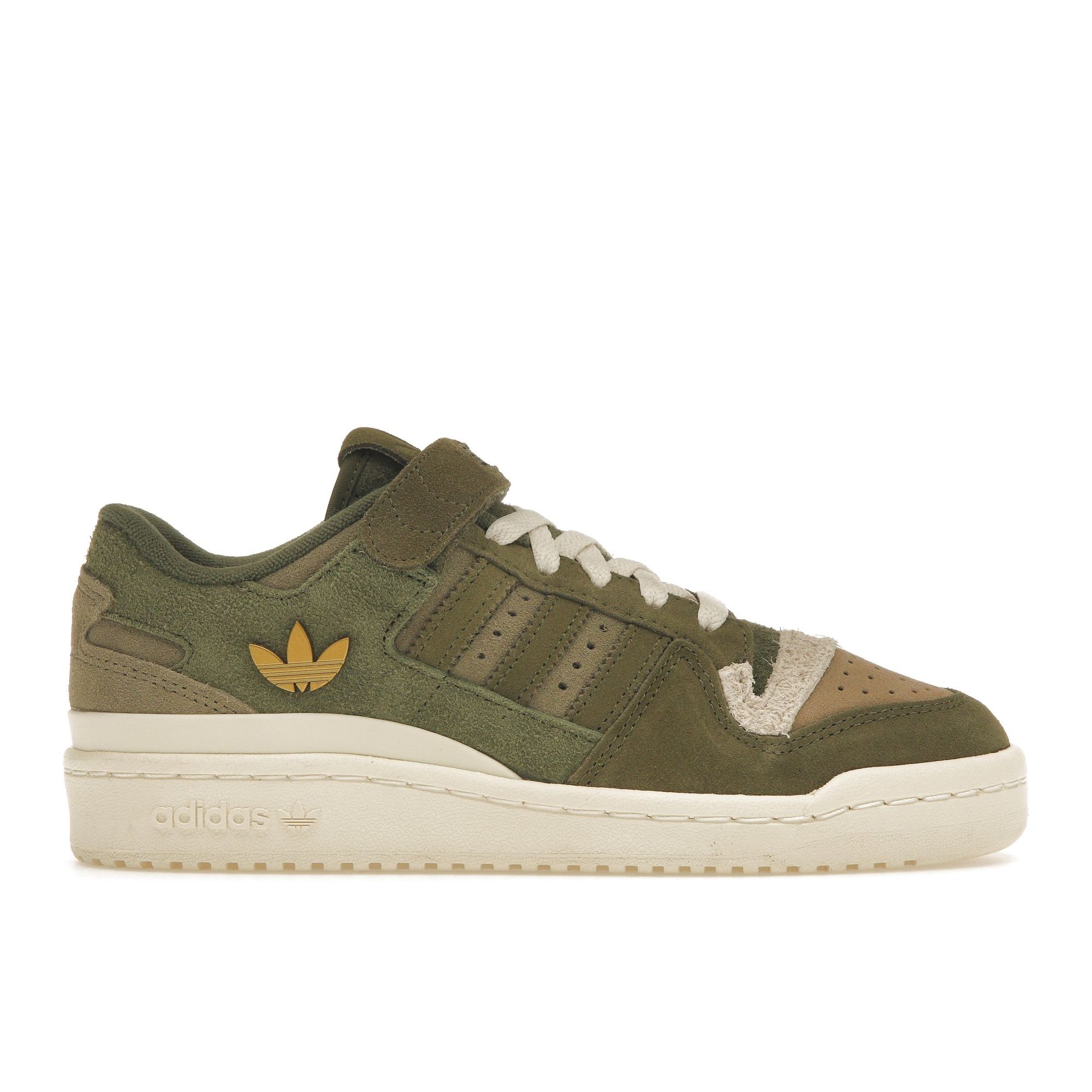 adidas Forum 84 Low Focus Olive Женские кроссовки Зелено-кремово-белые GX5075 36⅔