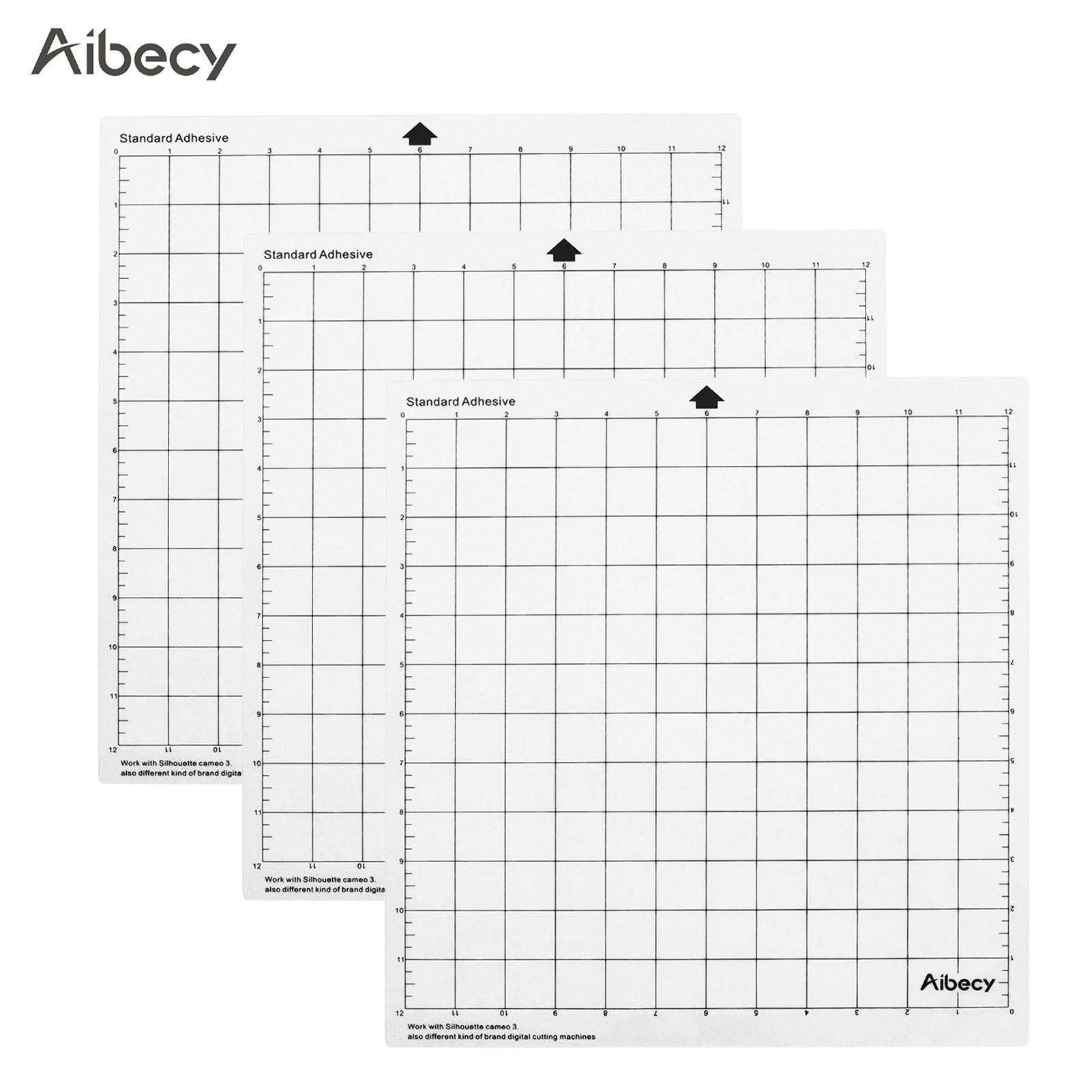 Линейки Специальная подушка автомата для резки Aibecy, материал ПП замены измерительной сетки 12 дюймов, прозрачный 1pc прозрачный