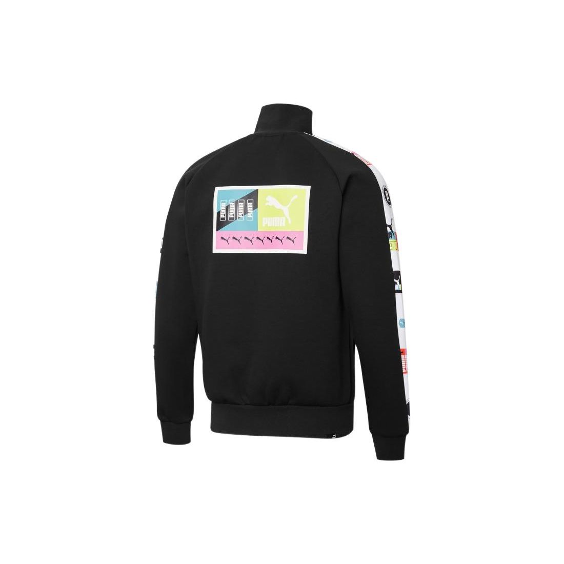 PUMA Love T7 Knit Jacket With Logo Print Мужская куртка Черный 535128-01 M