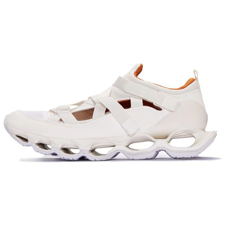 Mizuno Белые кроссовки унисекс с ремешком Wave Prophecy Оранжевые D1GA225102 37