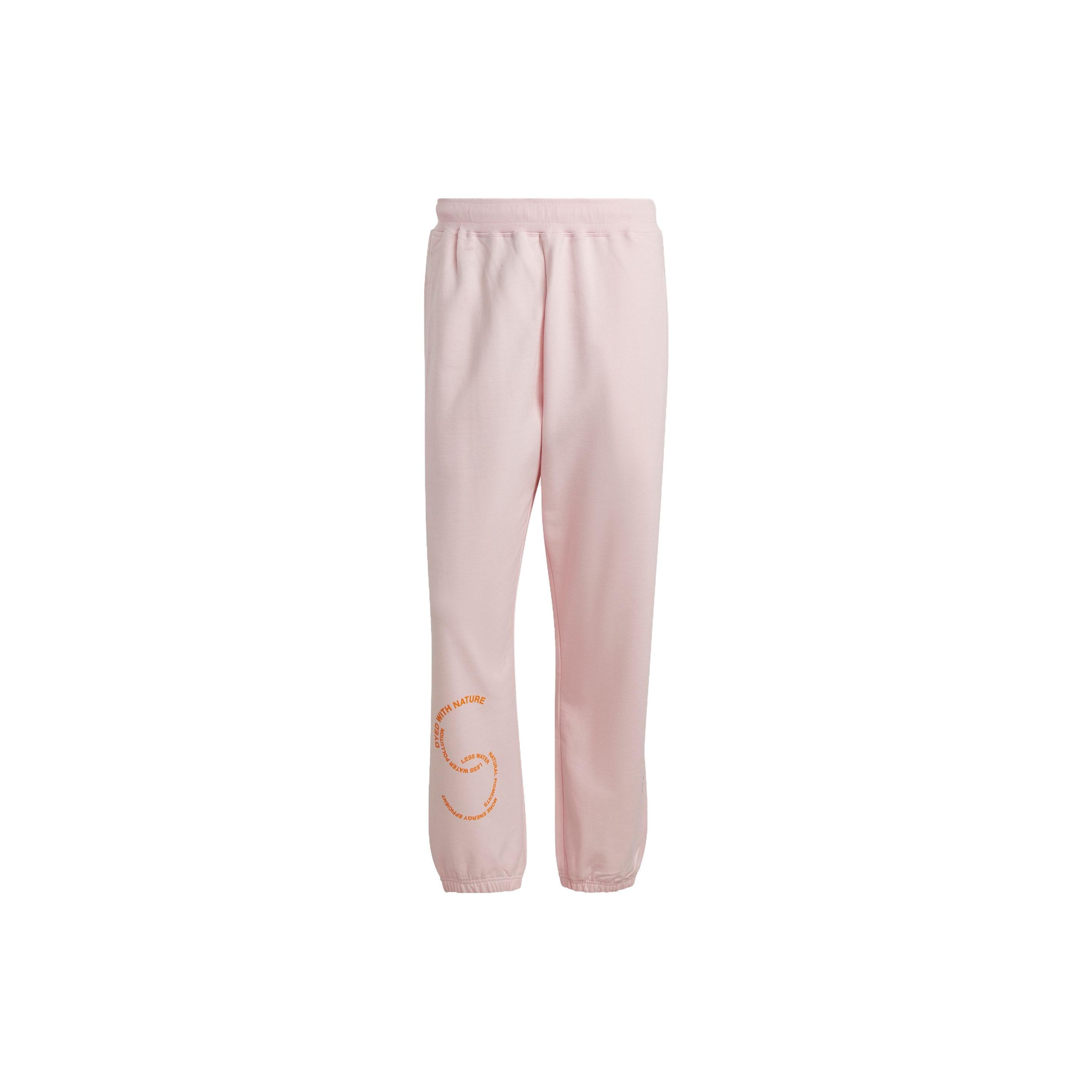  Adidas × Stella McCartney Stella McCartney Спортивная одежда Спортивные штаны унисекс с буквенным принтом повседневные унисекс штаны розовые IA7723 XL