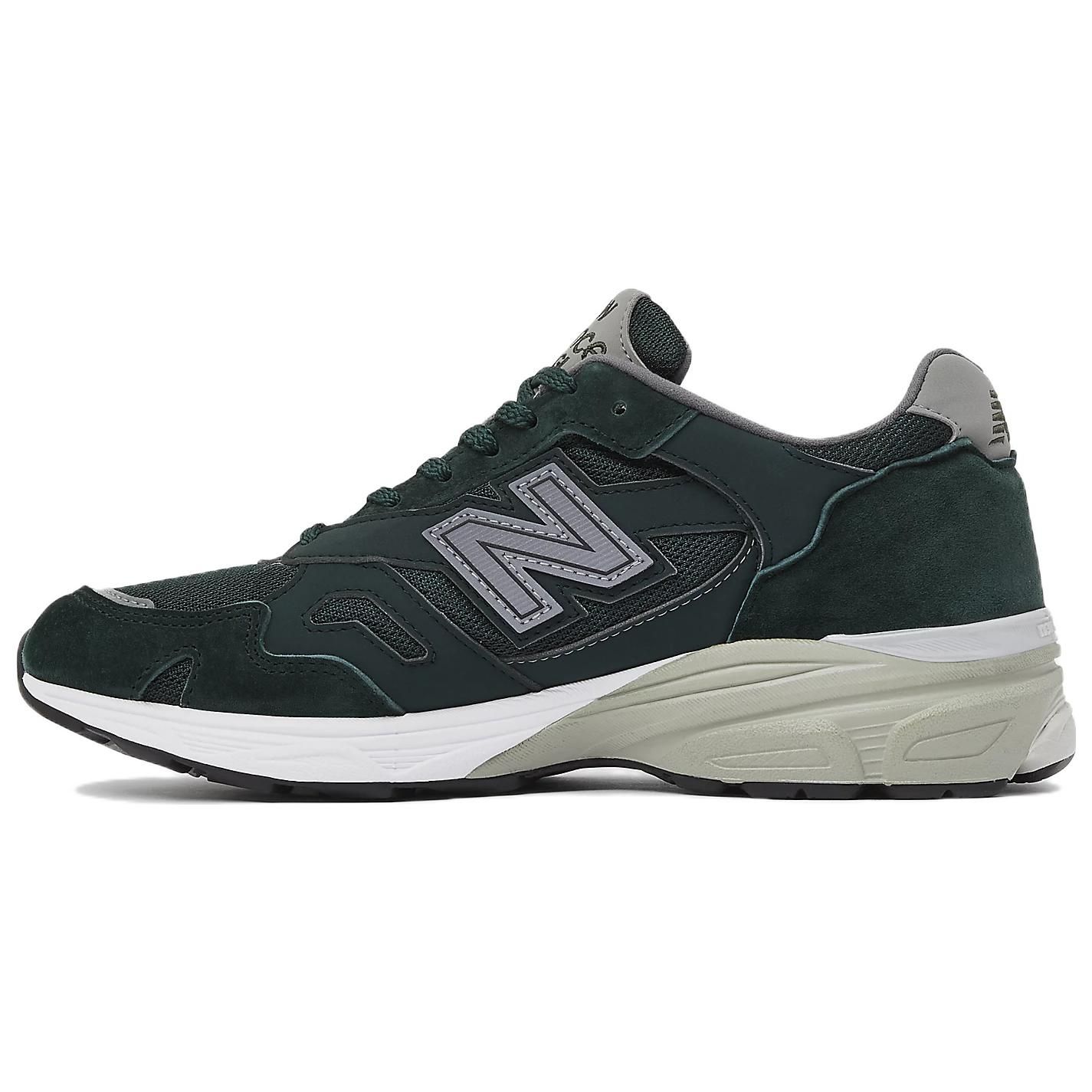 New Balance 920 Made in England Зелено-серые мужские кроссовки Белые M920GRN 44