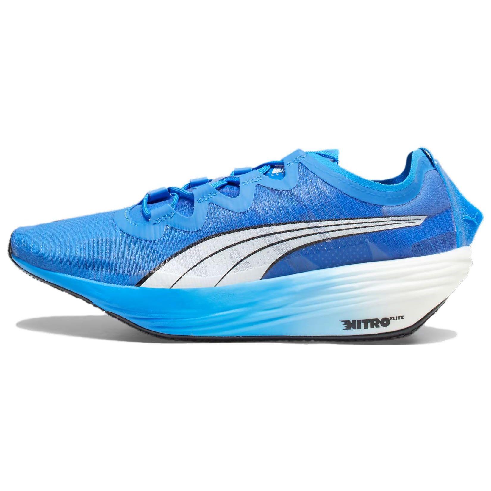Puma Женские кроссовки Fast-FWD Nitro Elite Fire Orchid Ultra Blue Mismatch, разноцветные, белые 376592-05 38