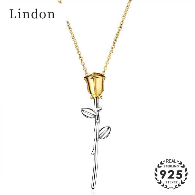 Модное ювелирное ожерелье Lindon с подвеской в ​​форме цветка для женщин, свадебное обещание, вечеринка, прибытие
