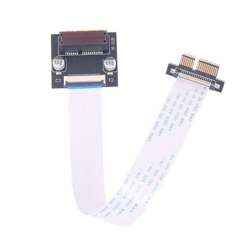 Шлейфы и чипы  Joom Pci-E1X Fpc Высокоскоростной кабель PCI-E Express 1X для расширения переходной стойки с одним разъемом