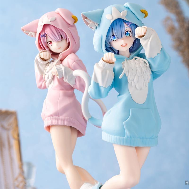  ре:ZERO Starting Life In Another World Ram/Rem Аниме Фигурка девушки пушистая упаковка Ram/Rem Фигурка для взрослых Модель куклы Игрушки Pack of 1 Ram No Box