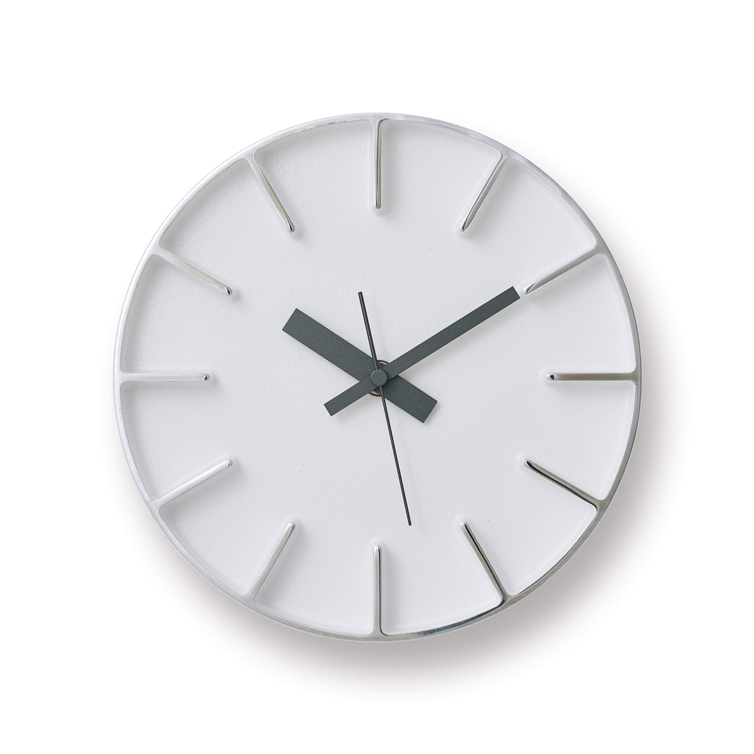  Настенные часы Lemnos Analog Edge Clock Aluminum White edge clock AZ-0116 WH Lemnos Diameter: 18см
