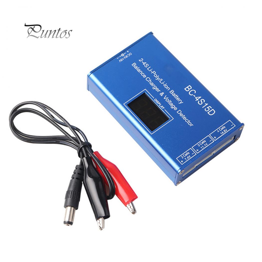 BC-4S15D литиевый аккумулятор балансировочное зарядное устройство Lipo напряжение дисплей детектор 1500мА