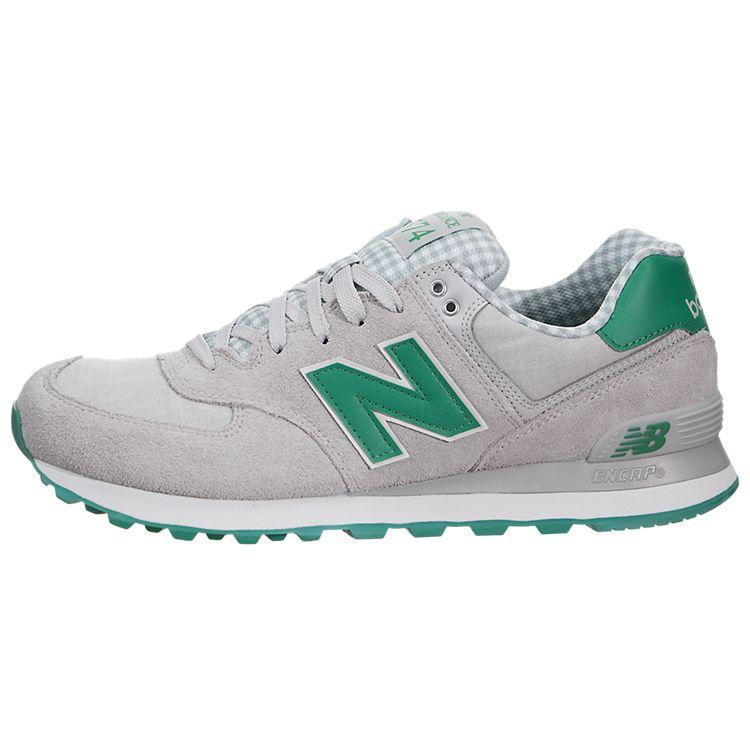 Кроссовки унисекс New Balance 574 Picnic Pack серо-зеленые ML574VTG 44