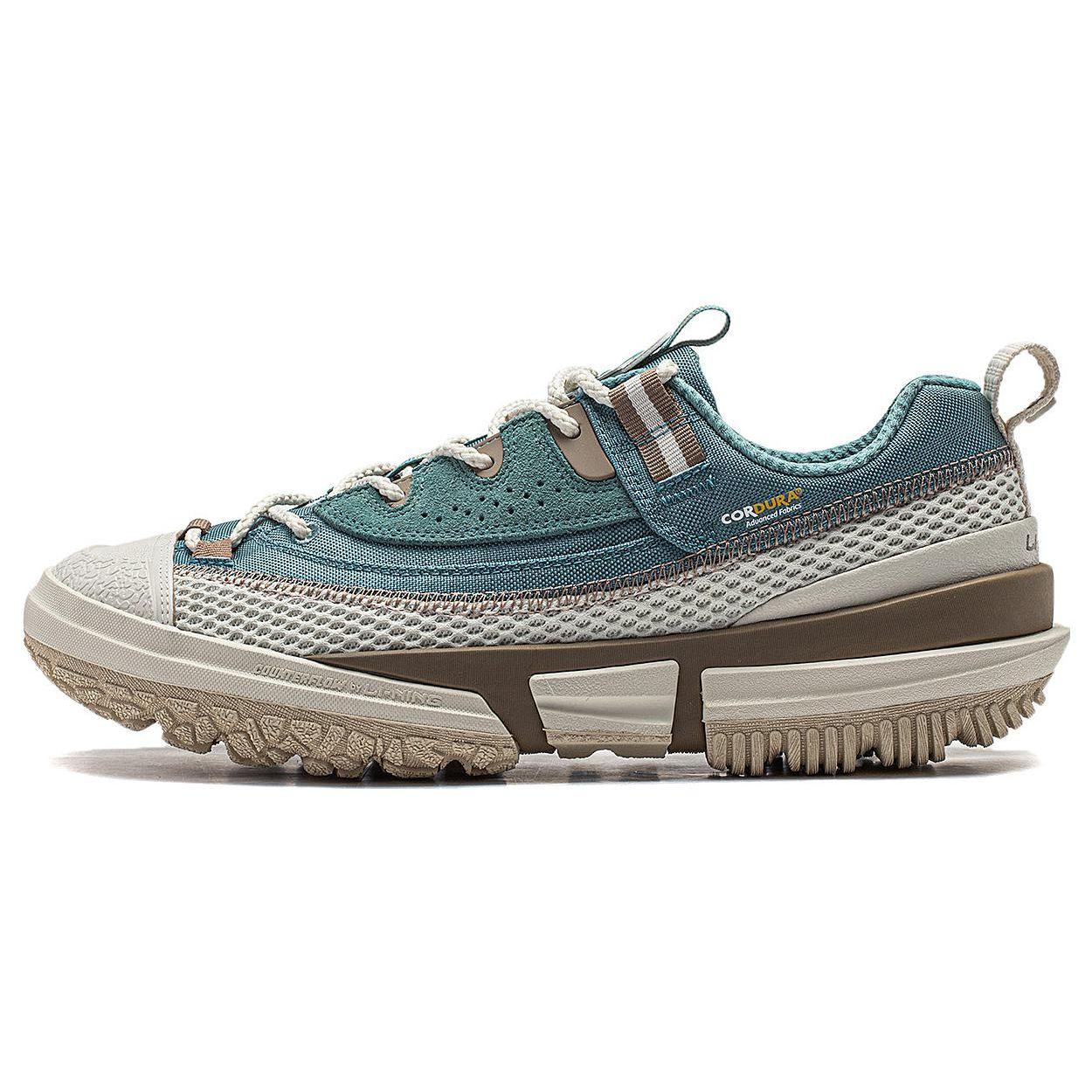 Li Ning CF Su Series Lin Chuan Lite модные универсальные нескользящие прочные повседневные туфли с низким верхом женские повседневные туфли зеленые белые AGLT164-3 36⅓