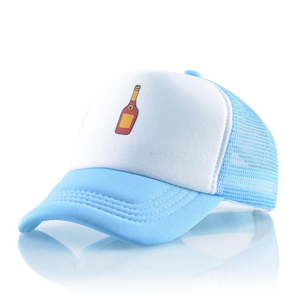 Бейсболка для младенцев, детская бейсбольная кепка с милым принтом Snapback, дышащая сетчатая кепка для мальчиков и девочек 5-8Years чёрный