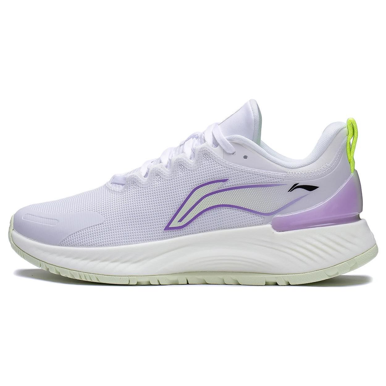 Кроссовки для бега Li Ning Element с низким верхом, амортизирующие, нескользящие, износостойкие, с отскоком, женские, фиолетовые ARHS008-11 35⅔