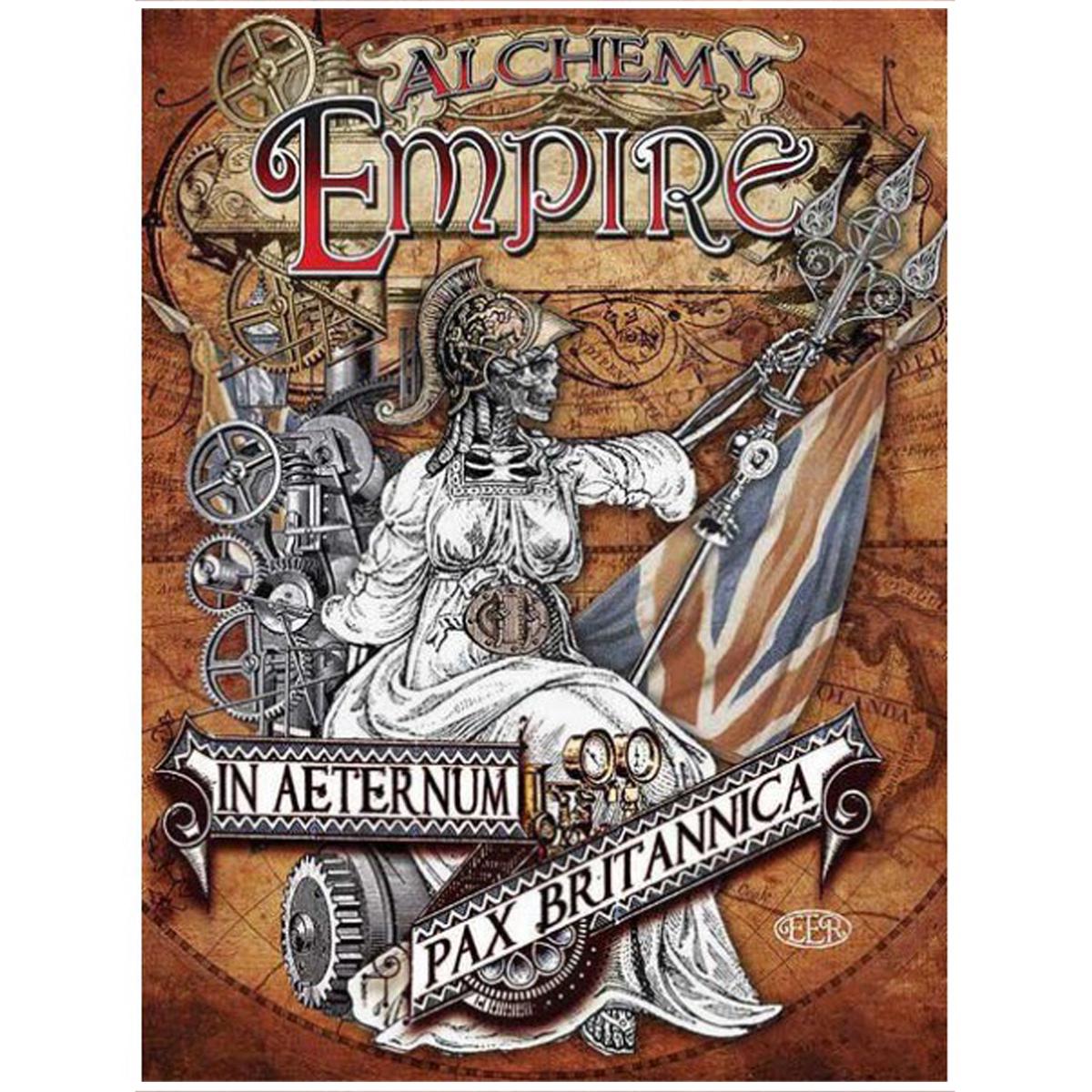 Les Trésors De Lily [Q7120] - череп в стиле ретро  Alchemy Empire  (In Aeternum - Pax Britannica) - 40x30 см коричневый