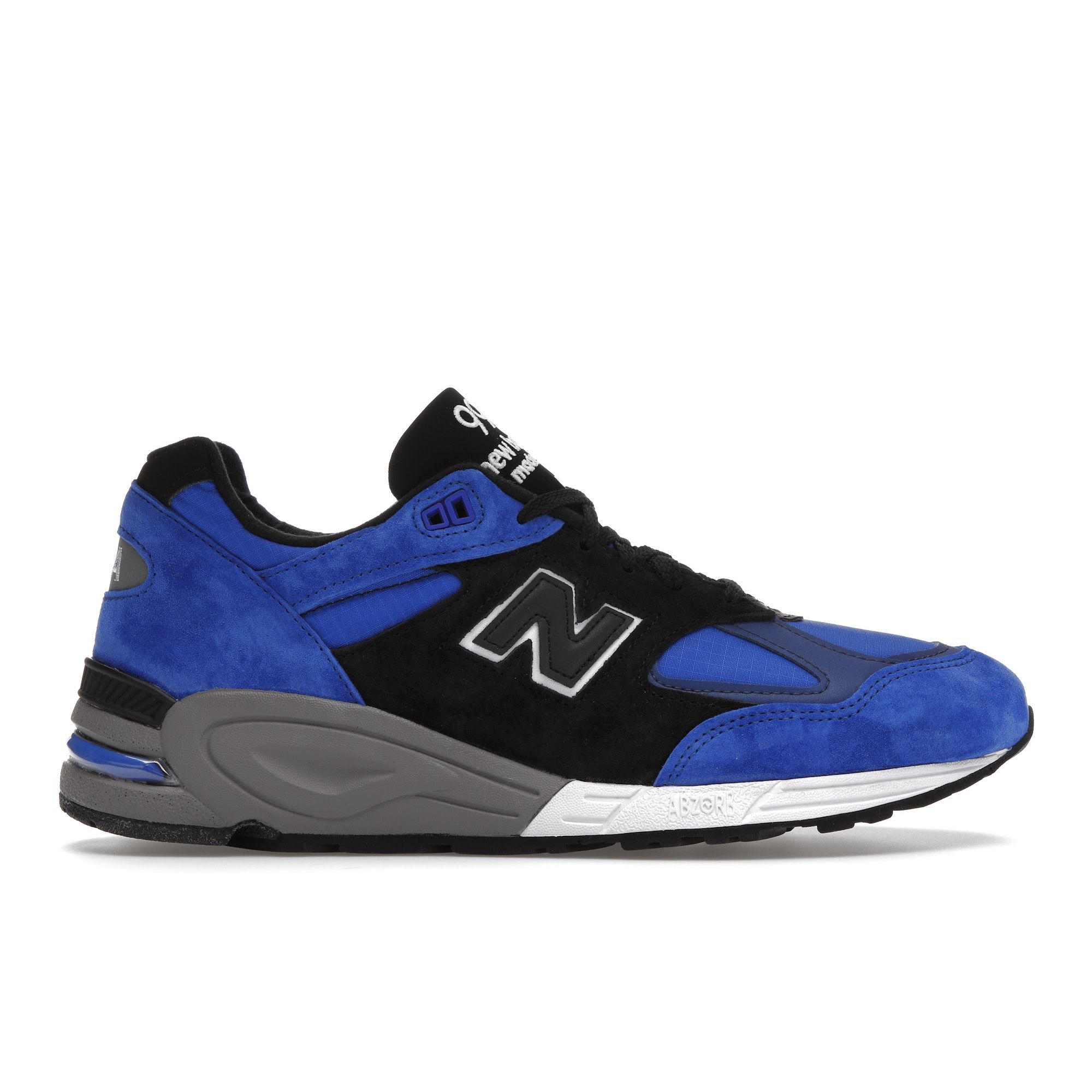 New Balance 990v2 Сделано в США Синие замшевые мужские кроссовки Черные M990PL2 42