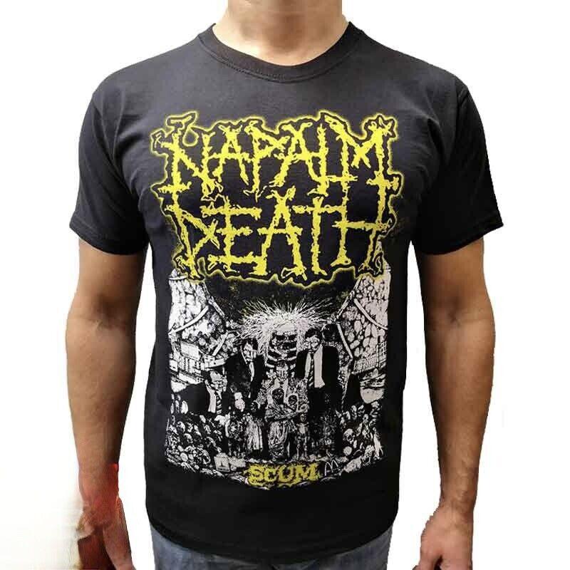 Черная футболка унисекс Napalm Death Scum S