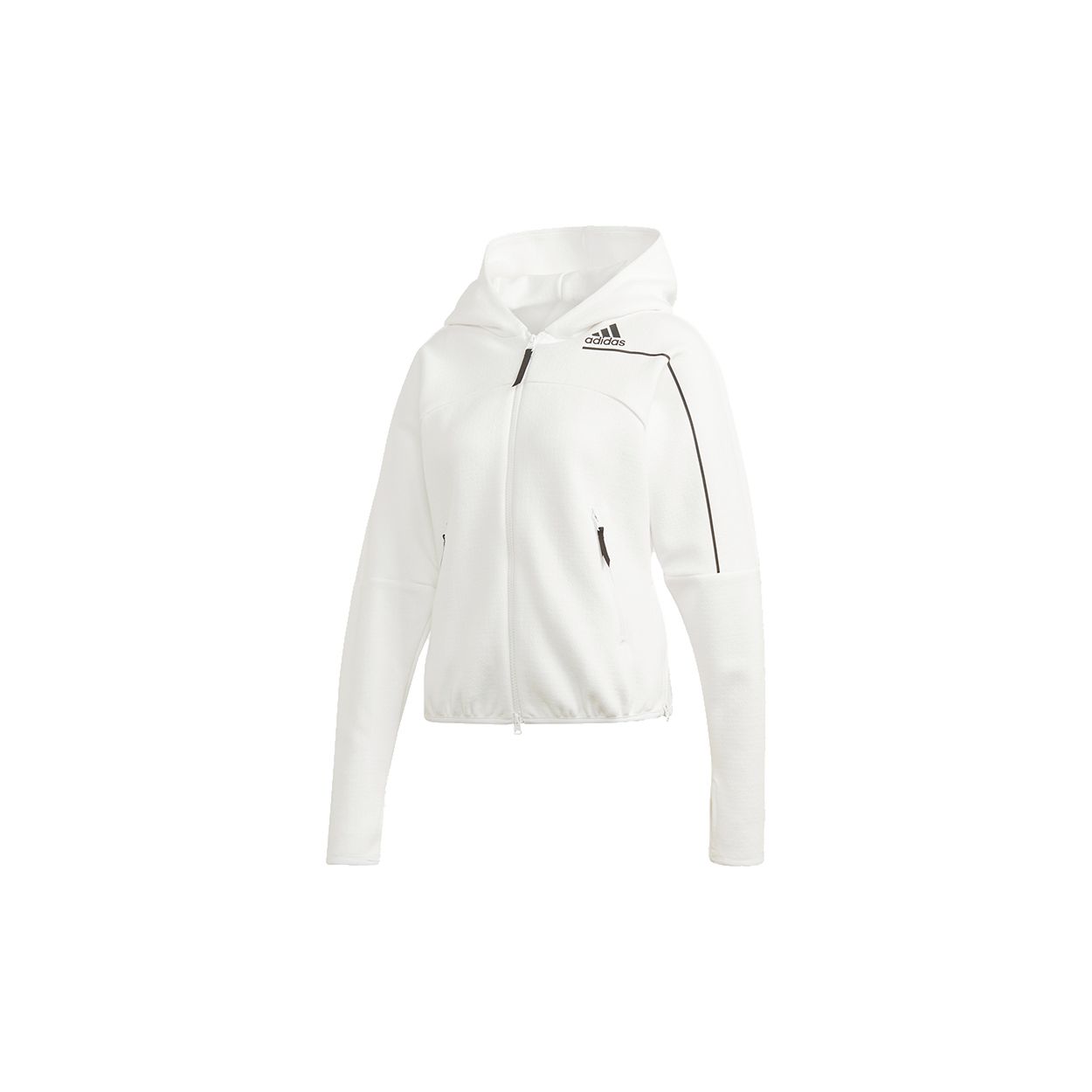 Adidas W Zne Hd Геометрический узор Спортивная куртка Женская куртка Белая GM3281 XS