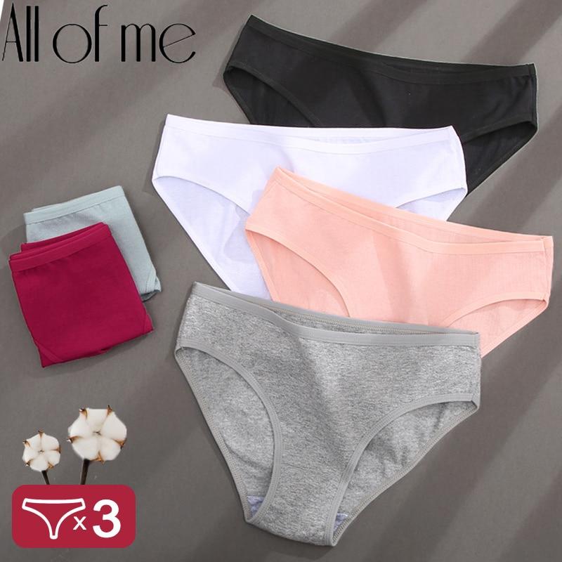 FINETOO S-XL хлопковые трусы женские трусы с низкой посадкой женское удобное нижнее белье модные жаккардовые трусики нижнее белье 3 шт. XL