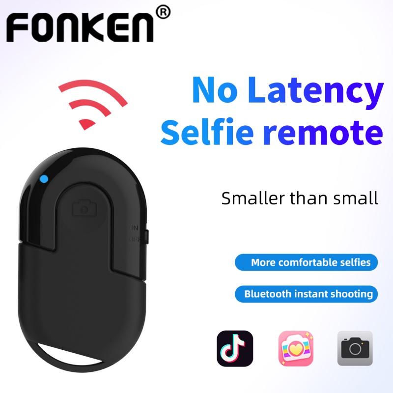 FONKEN Q03 Mini Bluetooth Selfie Shutter Camera Кнопка дистанционного управления Беспроводной контроллер затвора для Android Iphone чёрный