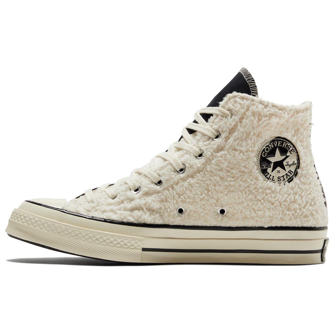 Кроссовки унисекс Converse Chuck 70 High Yin Yang Sherpa Черные 173099C 35