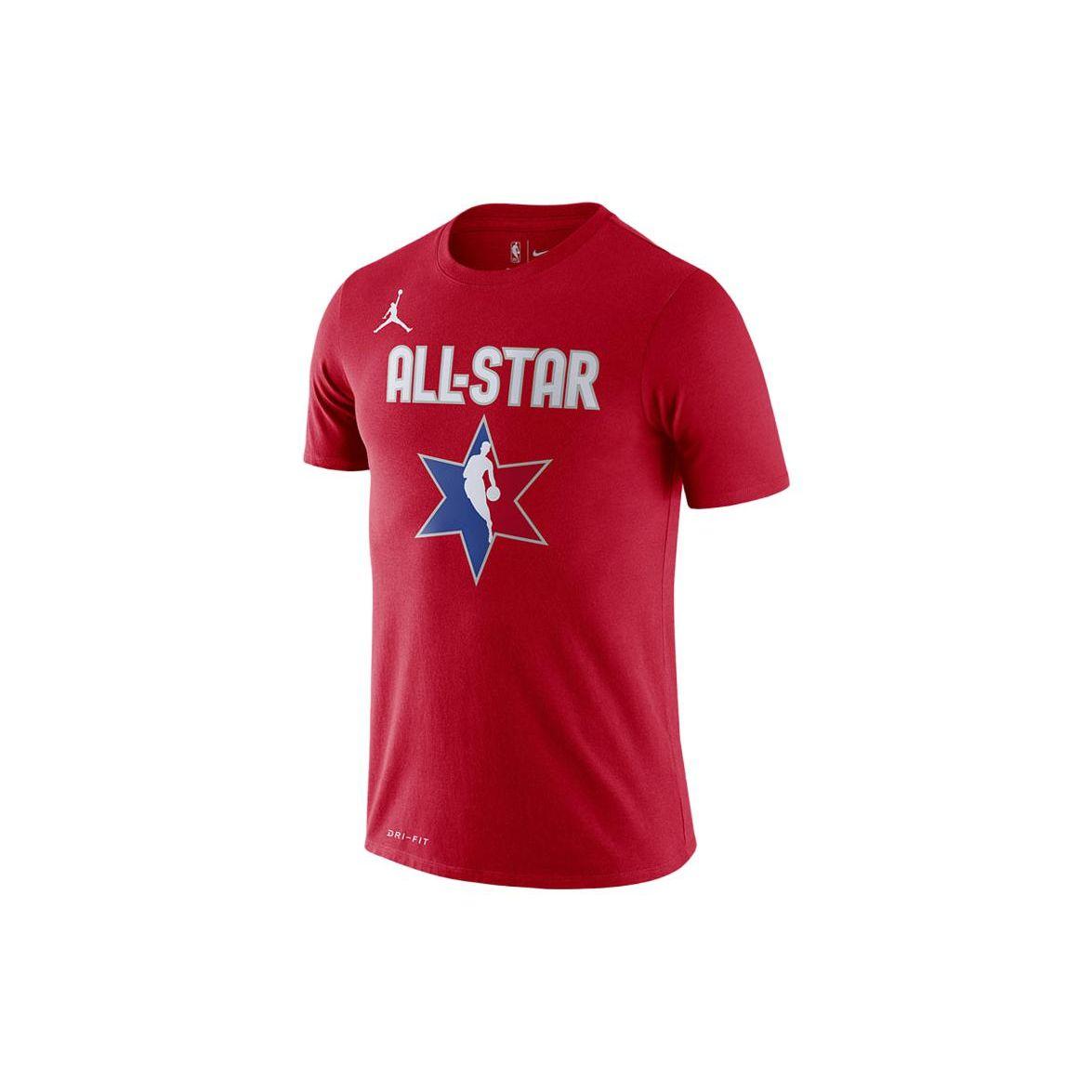 Nike Футболка NBA All-Star 2020 Kyrie Irving Dri-Fit с круглым вырезом и коротким рукавом Dopamine, мужская, красная BV9193-659 S