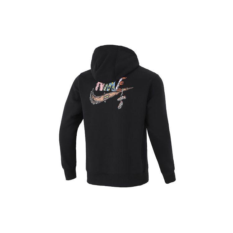 Nike Вязаная мужская толстовка с капюшоном NSW Fantasy Creature, верхняя одежда, черная DM2250-010 M