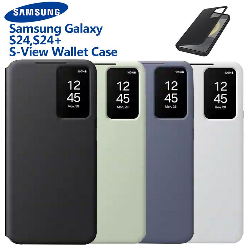 Чехол-книжка-кошелек Samsung Smart View для Samsung Galaxy S24 S24 + S24 Plus SM-S921B SM-S926B Чехол для телефона Smart View For Galaxy S24