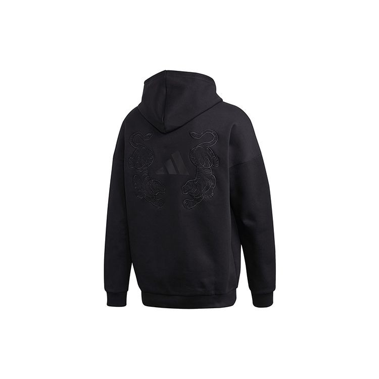 Мужская толстовка с логотипом Adidas Tiger, черная FL7749 XXL