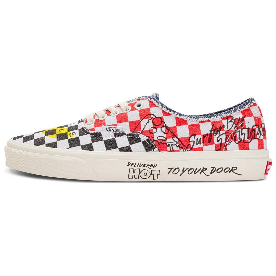 Кроссовки унисекс Vans Stranger Things x Authentic Surfer Boy Pizza, разноцветные, зефирные, VN0A5JMPBO5 44.5