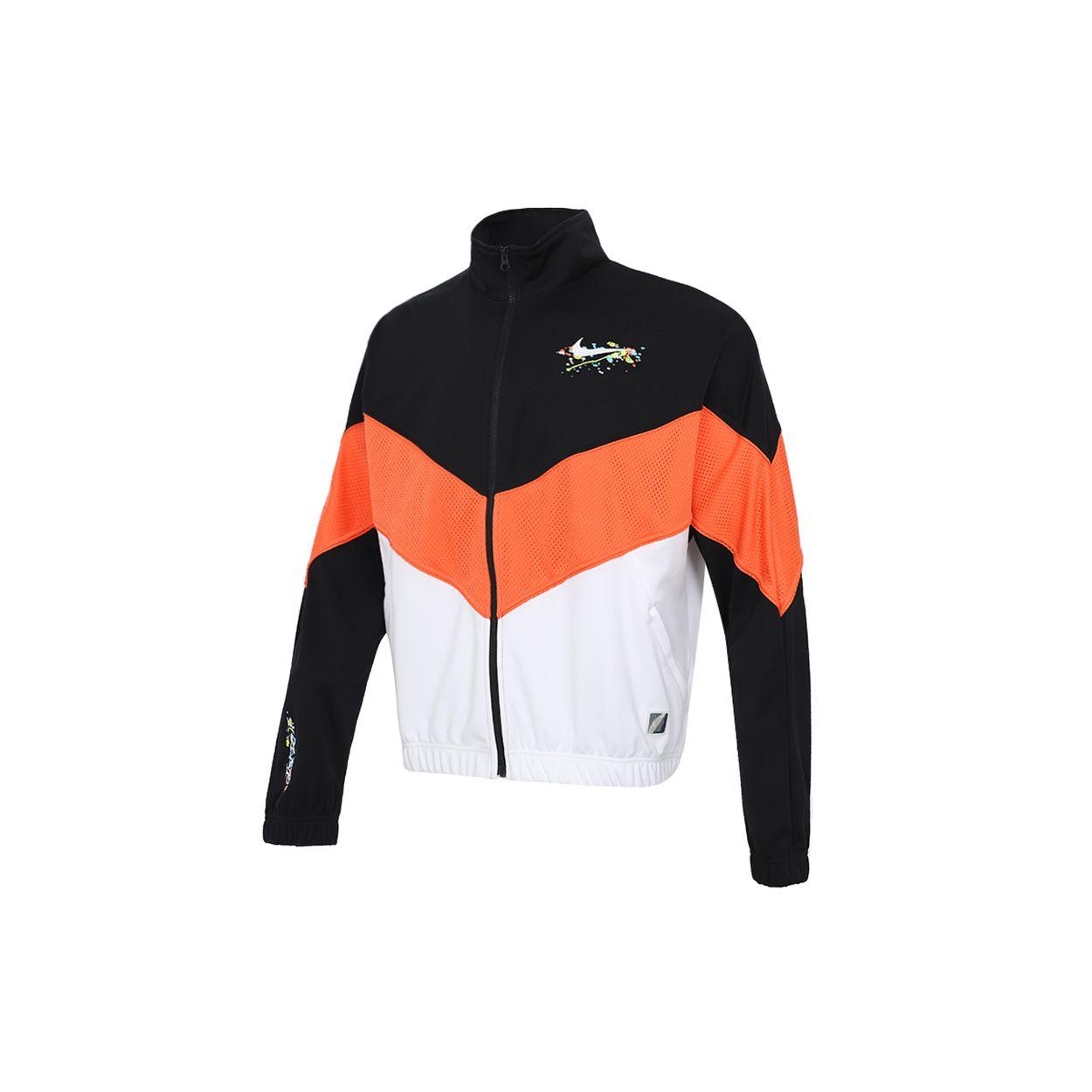 Мужские повседневные тканые спортивные куртки на молнии Nike, черные DJ5219-010 XL