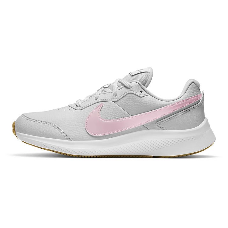Кроссовки из пеноматериала Nike Varsity Leather GS Photon Dust Pink, серо-белые, светло-коричневые, CN9146-006 40